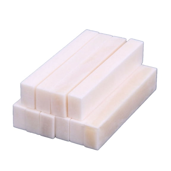 10Pcs Guitar Bone Nut Blanks Guitar Nut Professional Bone Nut Guitar Bone Nut Blanks Bone Musical Instrument Part