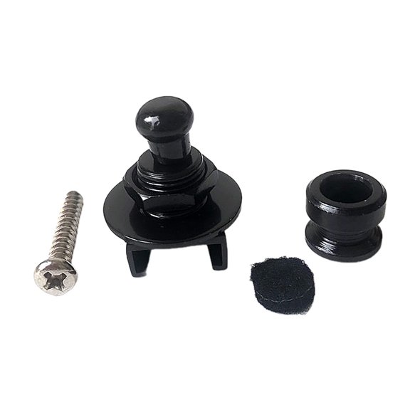 10Pcs Guitar Strap Locks Buttons End Pin Security Straplocks for Acoustics, Ukuleles, Bass, Banjos Easy to Install