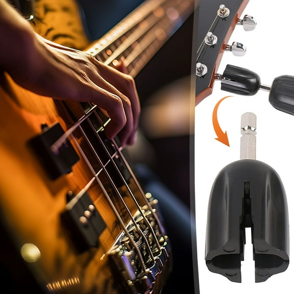 10Pcs Guitar Winder! Vacemry Electric Drill Guitar String Winder Head Tool, Universal Peg Puller Winder for Acoustic Electric Guitar Ukulele, Efficient String Changer