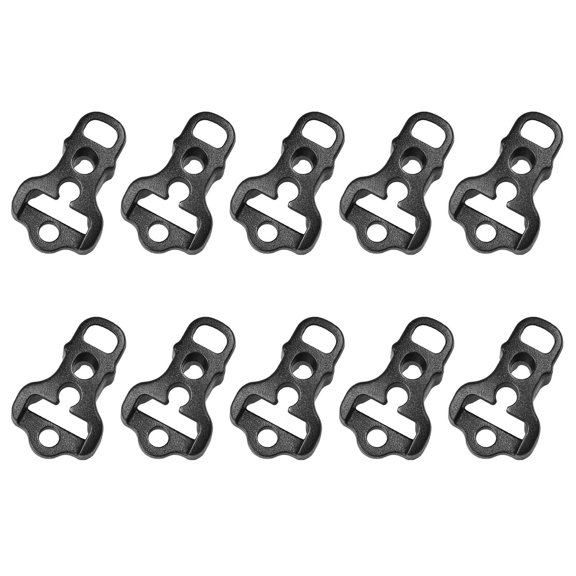10Pcs Guy Rope Tensioners Tent Rope Buckles Cord Guyline Runners Guy Line Adjuster Tent Accessory for Camping Hiking