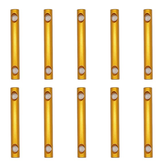 10Pcs Guyline Cord Adjuster Tent Tensioners Aluminum Alloys Rope Buckles 2 Hole Tensioners Guyline Cord Fasteners