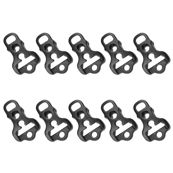 10Pcs Guyline Runners Guy Line Adjuster Tent Accessory Camping Hiking Tent Rope Buckles Cord Guy Rope Tensioners