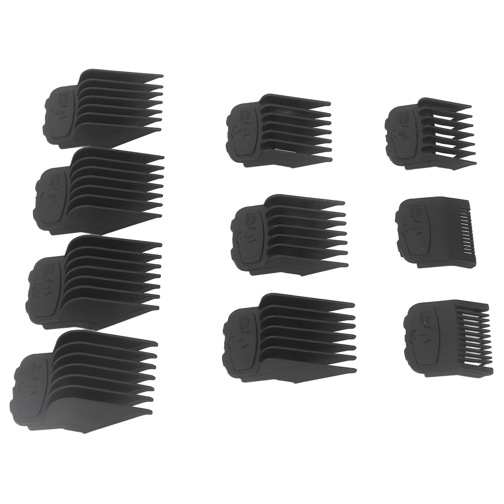 10Pcs Hair Clipper Guide Comb Universal Replacement Guide Combs For