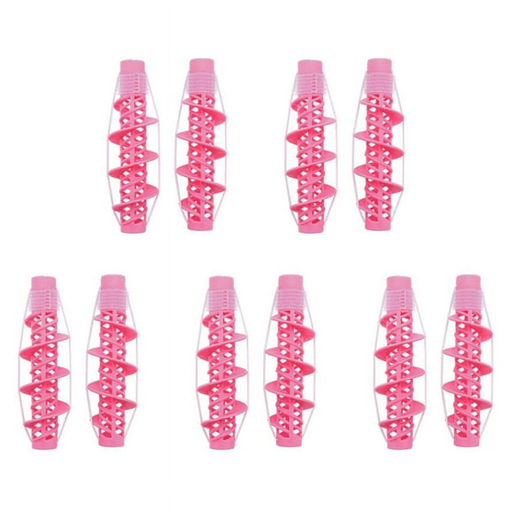 10Pcs Hair Styling Tools Hair Care Natural Big Wave Curls Rollers Curlers Curling Styling Tool