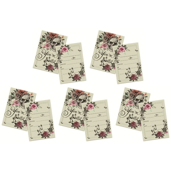 10Pcs Halloween Invitation Card Halloween Greeting Cards Halloween Invitation Postcards Halloween Party Supplies