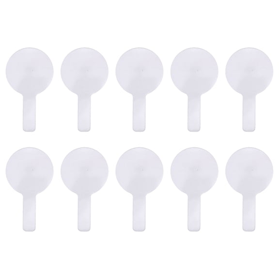 10Pcs Handheld Answer Paddles Double Side Erasable Paddles Small Paper Whiteboards Sign Auction Paddles for Classroom