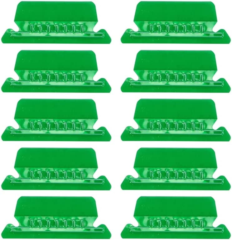 10Pcs Hanging Folder Tabs Insertable Plastic Tabs for Hanging Folders 2Inch File Folder Tabs and