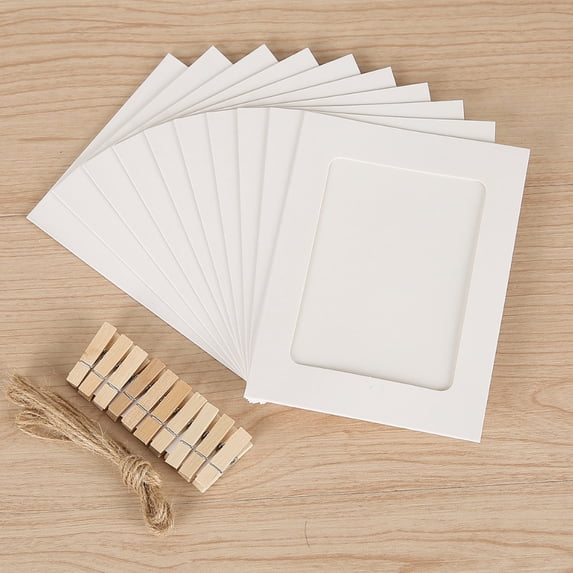 10Pcs Hanging Photo Frame,Birthday Party Booth Home Decor Photography Props