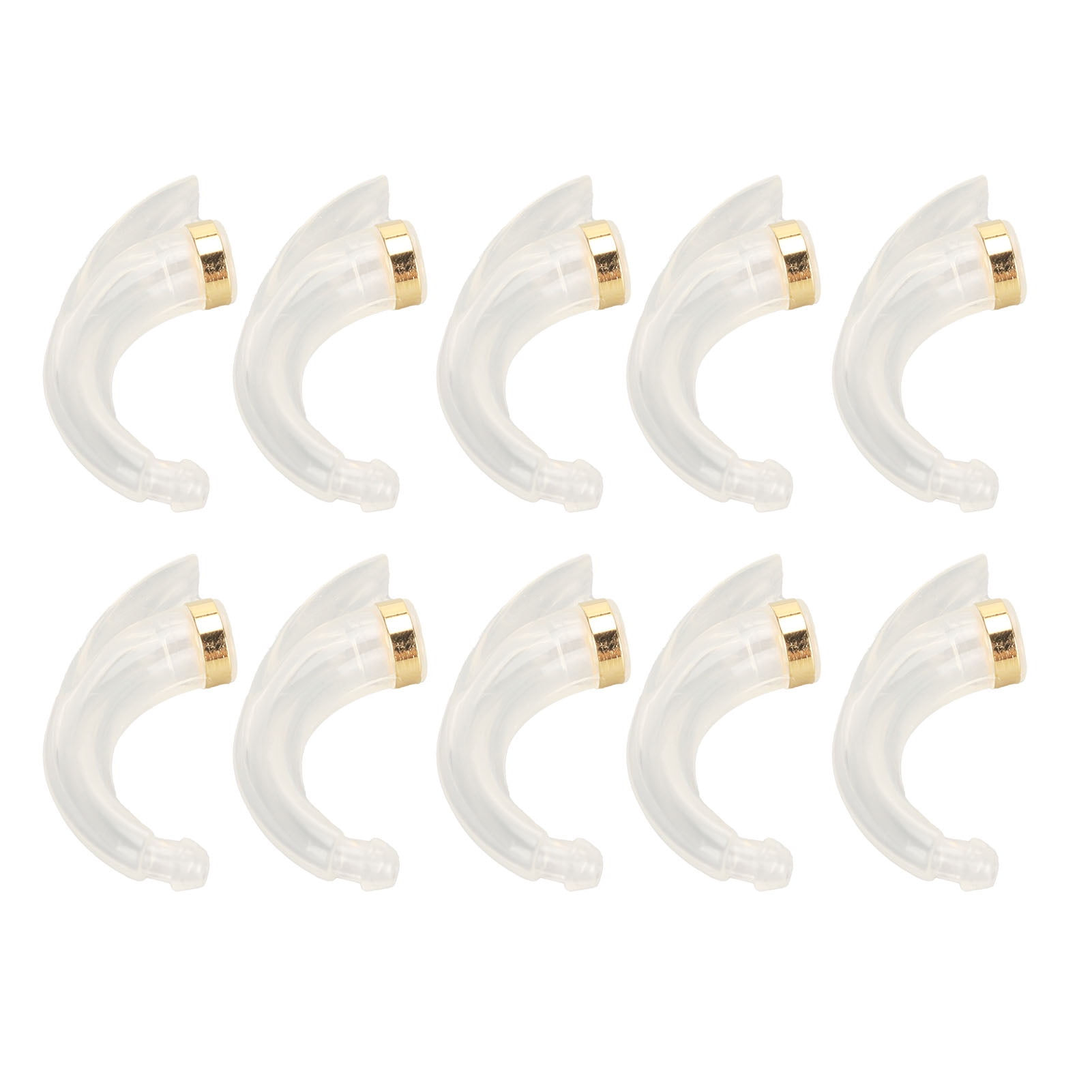 10Pcs Hearing Aid Ear Hook Perfect Fit Ergonomic PP Replacement Hearing