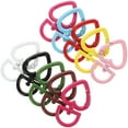 thumbnail image 1 of 10Pcs Heart Keychain Clasp Swivel Lobster Clasp Snap Hook Hanging Buckle Keyring Clip Mixed Color, 1 of 6