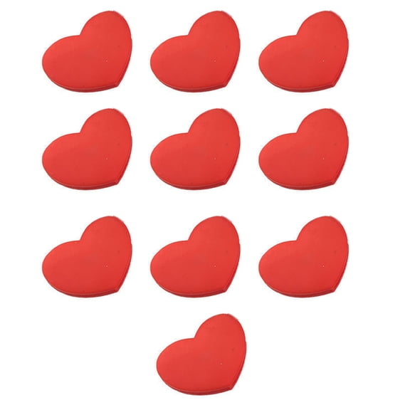 10Pcs Heart Shape Silicone Tennis String Dampener Tennis Racket Damper Shock Absorbers for Tennis Racket and String