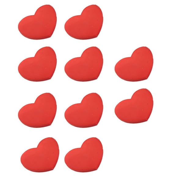 7829 10Pcs Heart Shape Silicone Tennis String Dampener Tennis Racket Damper Shock Absorbers for Tennis Racket and String