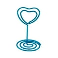 thumbnail image 1 of 10Pcs Heart Shape Wire Table Number Holders Picture Stand Notes Memos Clip for Wedding Birthday Food Sign Photo Memos, 1 of 7
