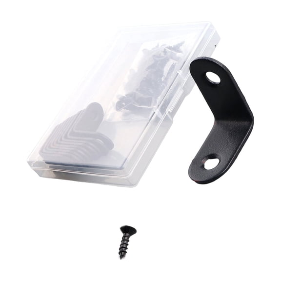 10Pcs Heavy Duty Angles Brackets Rustproof for Shelves Reinforcement