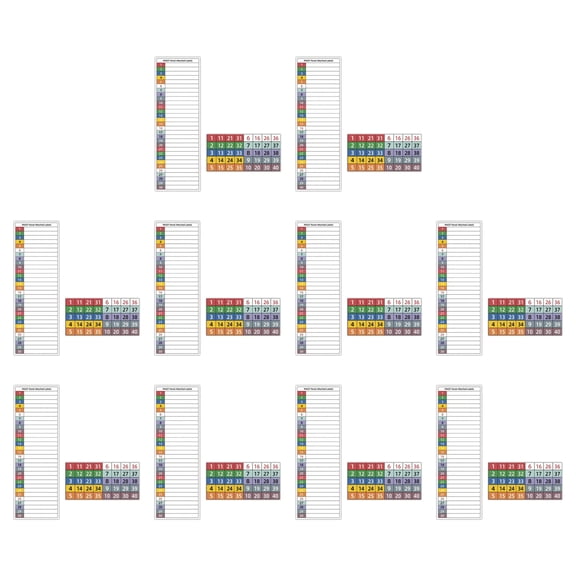 10Pcs Heavy Duty Electrical Cabinet Sticker Weather Resistant Adhesive PVC Power Distribution Box Labels for Factory