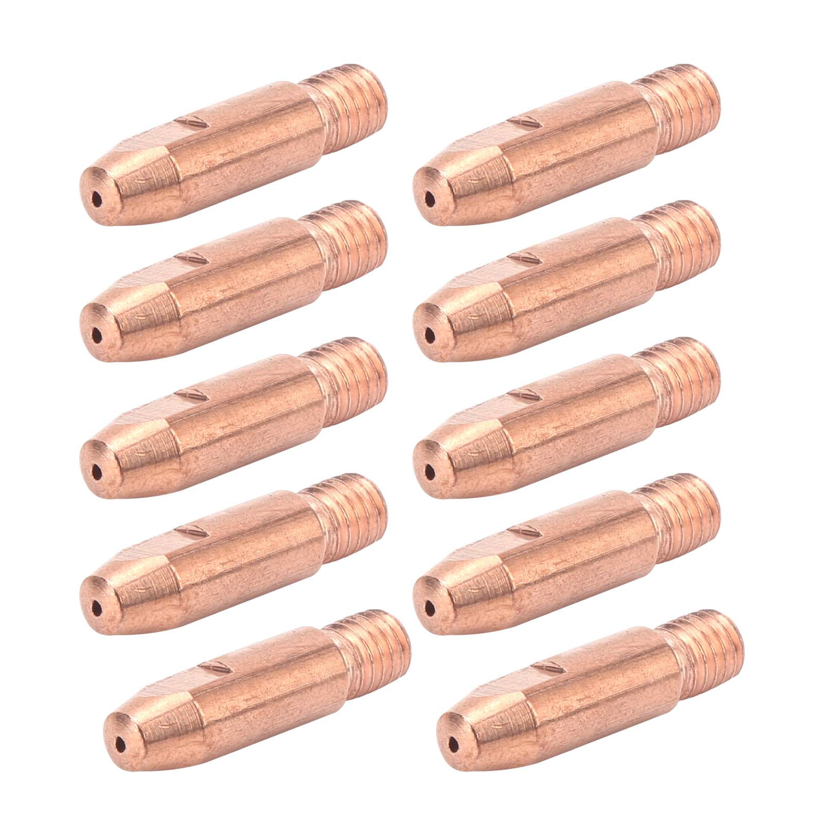 10Pcs HighQuality Copper M6 Contact Tips 24AKx1mm for Welding Guns
