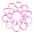 thumbnail image 1 of 10Pcs Hook Clips Organize Windproof Clothes Hanger Clip Buckle Plastic Windproof Hangers Buckles for Outdoor Clothes Drying, Home Laundry Air Drying Windproof Hanging Buckle(Pink,1.6x0.4"), 1 of 8