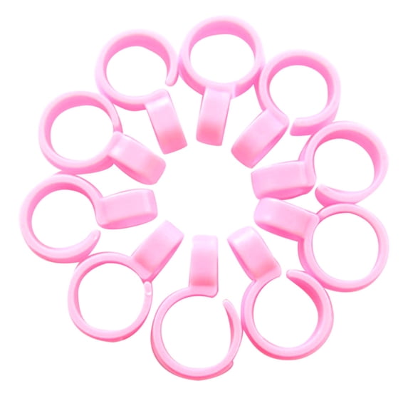 10Pcs Hook Clips Organize Windproof Clothes Hanger Clip Buckle Plastic Windproof Hangers Buckles for Outdoor Clothes Drying, Home Laundry Air Drying Windproof Hanging Buckle(Pink,1.6x0.4")