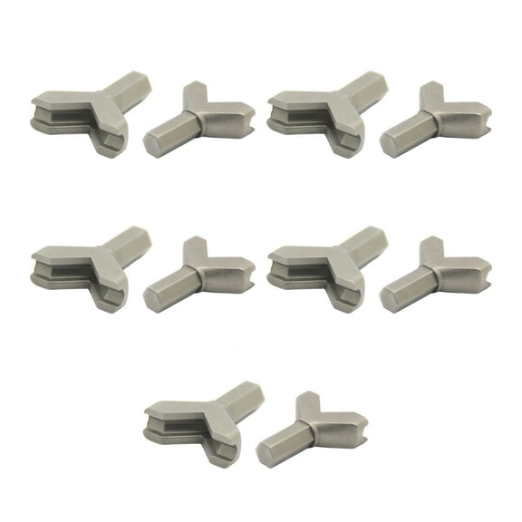 10Pcs Y Shaped Cup Hook Driver Frame Point Drill Bit Mug Hangers Hook Drill Bit Cup Hangers for Kitchen Under Cabinet