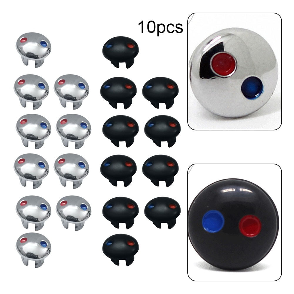 10Pcs Hot/Cold Water Label, Hot Label and Cold Label, Faucet Handle