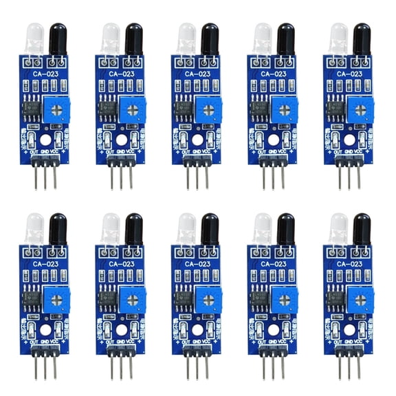 10Pcs IR Reflectance Sensors Obstacle Avoidance Module Tracing Sensors Tracing Module For Intelligent Car Robot