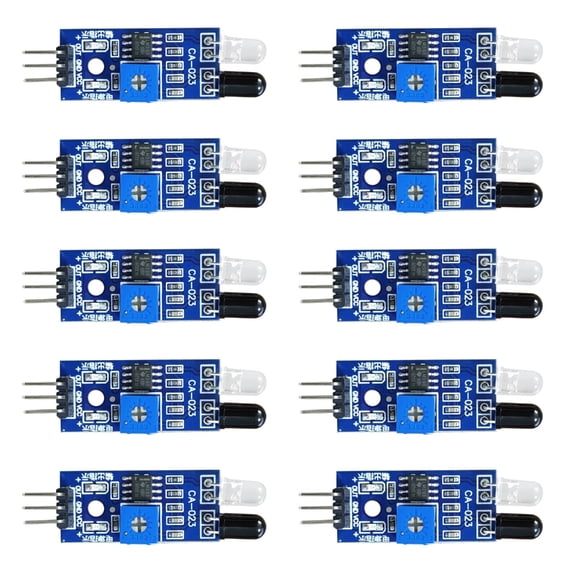 10Pcs IR Reflectance Sensors Obstacle Avoidance Module Tracing Sensors Tracing Module For Intelligent Car Robot