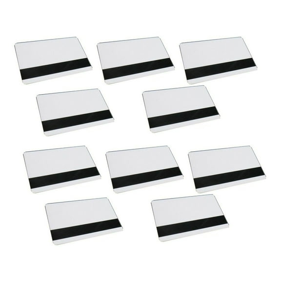 10Pcs Inkjet Printable Magnetic IC Cards Standard Credit Card Replacement IC Card