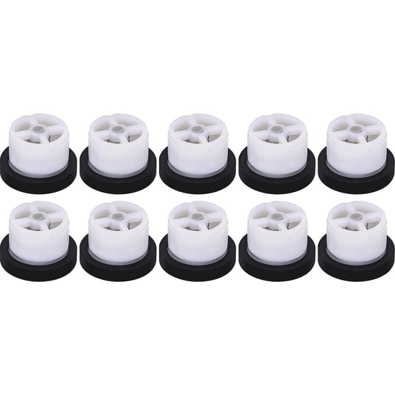 10Pcs Inner Plug Check Valves Spool Plastics Inline Spring Check Valves Gardens Irrigation Water Pipe Adapter Fittings