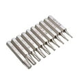 10Pcs Insert Bit Set Tool Screwdriver Insert Bits Sheet Metal Hole Saw