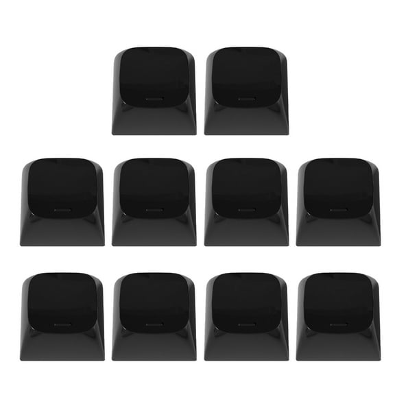 10Pcs Jelly Blank Keycap for Mechanical Keyboards 1U XDA Profile Not Printed Keycap Set for Mechanical Keyboards