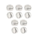 thumbnail image 1 of 10Pcs Jewelry Making Earring Replacements Rubber Ear Back Studs Studs Silicone Ear Plugs SILVER, 1 of 8