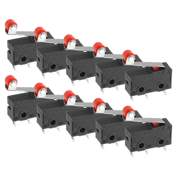 10Pcs KW11-3Z-N 1NO + 1NC Micro Limit Switch 5A 125/250VAC Waterproof Miniature Micro Switches