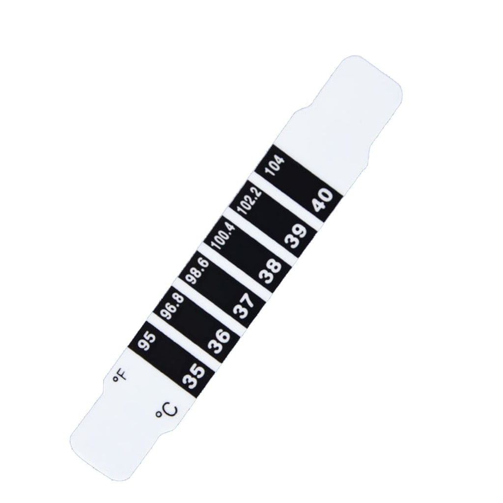 10Pcs Kid Thermometer Quick Read Forehead Thermometer Strip Celsius \u0026 Fahrenheit