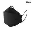 thumbnail image 1 of 10Pcs Kn95 Face Mask Disposable Protective Mask Health Protection Mask Comfortable Breathable Black 10Pcs For Daily Use(Black-20.5X8.2Cm), 1 of 3