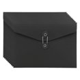 thumbnail image 1 of 10Pcs Kraft String Envelope File Folders A5 Letter Size Document Organizer for Office School Black, 1 of 6