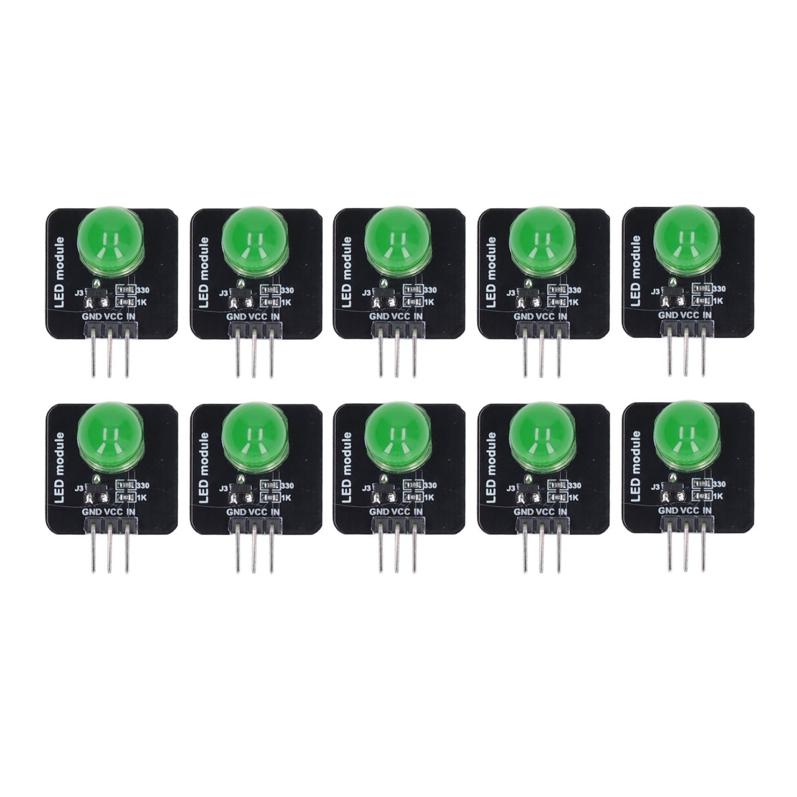 10Pcs LED Module 10mm 3.3V?5V Decorative Light Board Chip Bulb for Home ...
