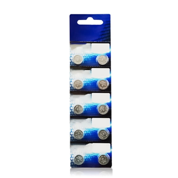 10Pcs LR43 AG12 1.5V Alkaline Button Batteries for Radios and Cameras
