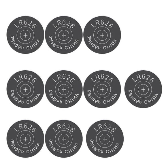 10Pcs LR626 AG4 377 177A SR626SW 1.5V Button Cell Replacement for Toy Watches Electronic Devices