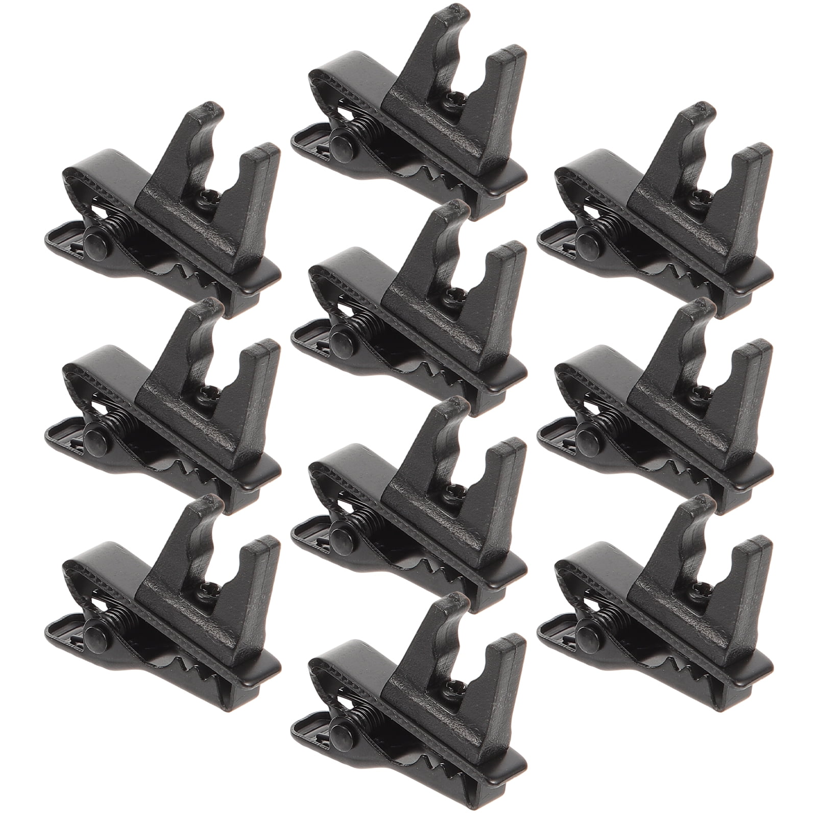 10Pcs Lapel Microphone Clips Mic Holder Clips Earphone Cable Clothing