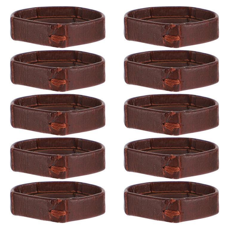 10Pcs Leather Watch Strap Loop Replacement Watchband Loop Watch Band Supple Loop