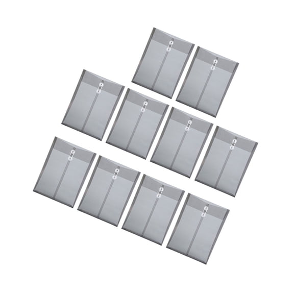 10Pcs Legal Size Envelope with String Closure Expanding Folder Document Bag