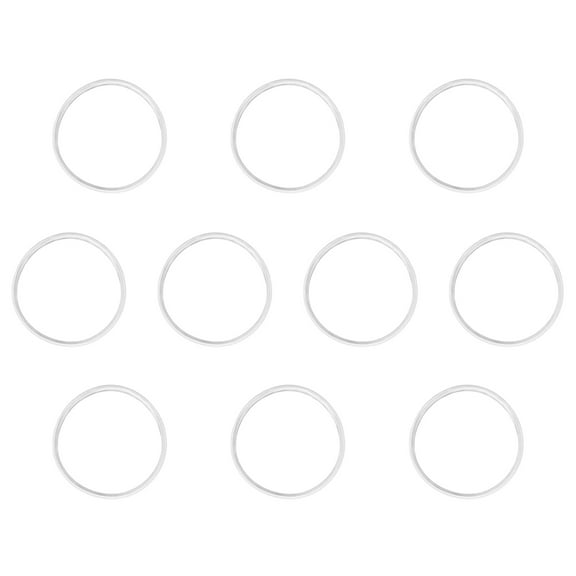 10Pcs Lid Sealing Gaskets Replacement Leakproof Silicone Cup Lid Gaskets Seals for Insulated Metal Steel Tumblers