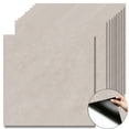thumbnail image 1 of 10Pcs Light Taupe Natural Marble Peel and Stick Floor Tiles,12x12 In 10 Sq.Ft,Self-Adhesive Waterproof Vinyl Flooring,Scratch Resistant for Hallway,Kitchen,Living Room,Bedroom, 1 of 8