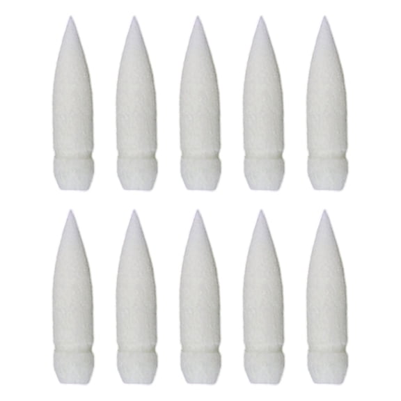 10Pcs Liquid Acrylic Marker Replacement Tip Soft Nylon Bristles Brush Tip 1mm-4mm Line Wide for Art Drawing Coloring