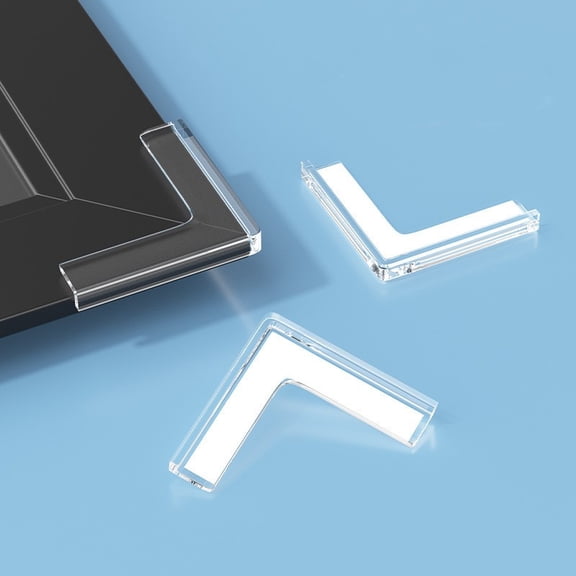 10Pcs Little One Corner Protectors, RRJ Little One Safety Corner Protectors, Right Angle Collision Pads for Furniture Edge Guard, Door Corner Bumper, Coffee Table and TV Cabinet, Desk Corner