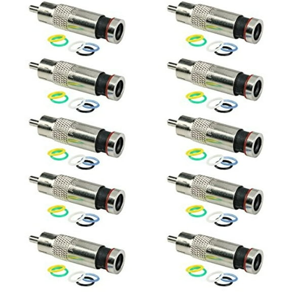 10Pcs Lock and Seal Coax CONNECTORS
