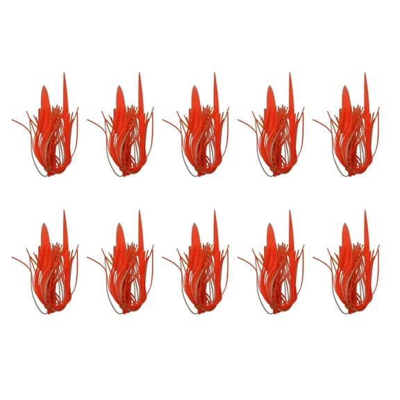 10Pcs Luminously Spinnerbait Umbrella Skirts Silicone Elastics Umbrella skirts Spinnerbaits Replacement Fishing Skirts
