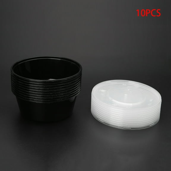 10Pcs Lunch Soup Bowl Food Container Storage Box With Lids
