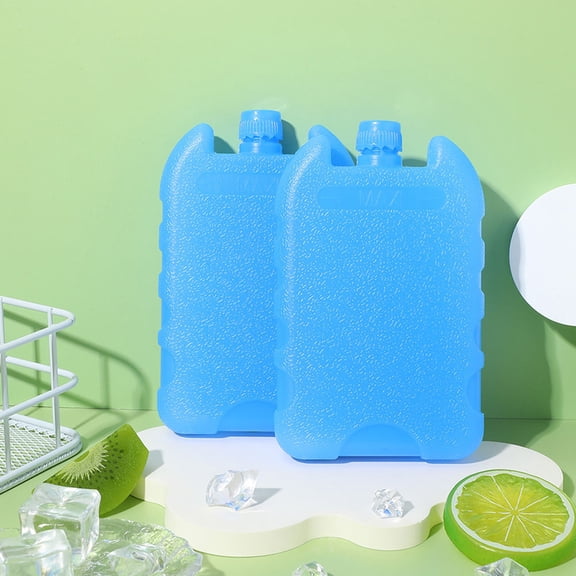 10Pcs Lunchbox Ice Pack Blue PE Cooling Temperature Reduction Transportation