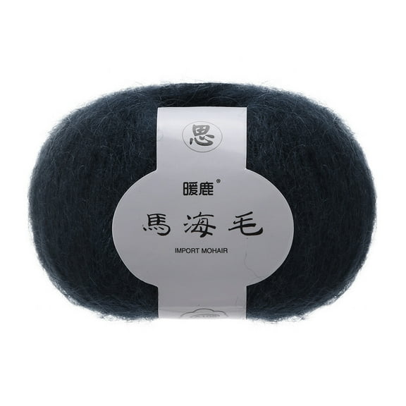 10Pcs Luxury Mohair Yarn! Vacemry Luxury Knitting Mohair Yarn, High-End Fiber for Crochet Projects, Exceptionally Soft with Voluminous Texture, Perfect for Winter Accessories, Gentle Care Recommended